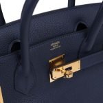 Hermes Birkin 30 Bleu Nuit Togo Gold Hardware 70514 product photo 6