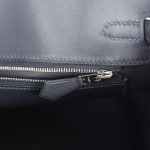 Hermes Birkin Quadrille 25 Caban Swift And Toile Palladium Hardware 70593 product photo 8