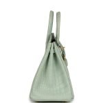 Hermes Birkin 25 Vert D’eau Matte Alligator Gold Hardware 70719 product photo 3