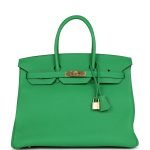 Hermes Birkin 35 Bambou Togo Gold Hardware 70830 product photo 1