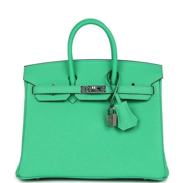 Hermes Birkin 25 Vert Comics Togo Palladium Hardware 70981 product photo 1