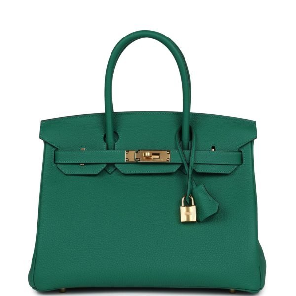 Hermes Birkin 30 Vert Vertigo Togo Gold Hardware 71022 product photo 1