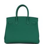 Hermes Birkin 30 Vert Vertigo Togo Gold Hardware 71022 product photo 4
