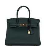Hermes Birkin 30 Vert Tropical Jonathan Gold Hardware 71062 product photo 1