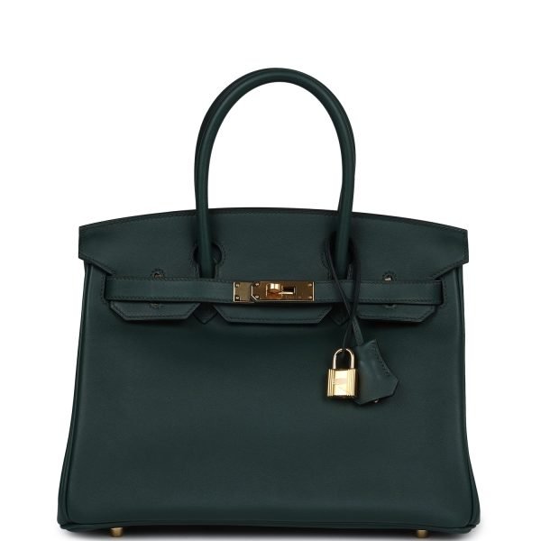 Hermes Birkin 30 Vert Tropical Jonathan Gold Hardware 71062 product photo 1