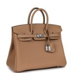 Hermes Birkin 25 Chai Togo Palladium Hardware 71092 product photo 2