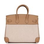 Hermes Birkin 25 Toile H And Chai Swift Palladium Hardware 71130 product photo 4