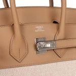 Hermes Birkin 25 Toile H And Chai Swift Palladium Hardware 71130 product photo 6