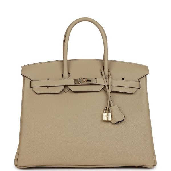 Hermes Special Order (hss) Birkin 35 Trench Verso Togo Permabrass Hardware 71131 product photo 1