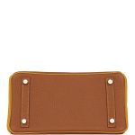 Hermes Special Order (hss) Birkin 25 Gold And Jaune Ambre Togo Brushed Gold Hardware 71162 product photo 5