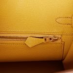 Hermes Special Order (hss) Birkin 25 Gold And Jaune Ambre Togo Brushed Gold Hardware 71162 product photo 8