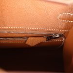 Hermes Birkin Sellier 25 Gold Epsom Palladium Hardware 71651 product photo 8