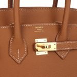 Hermes Birkin Sellier 25 Gold Epsom Gold Hardware 71686 product photo 6