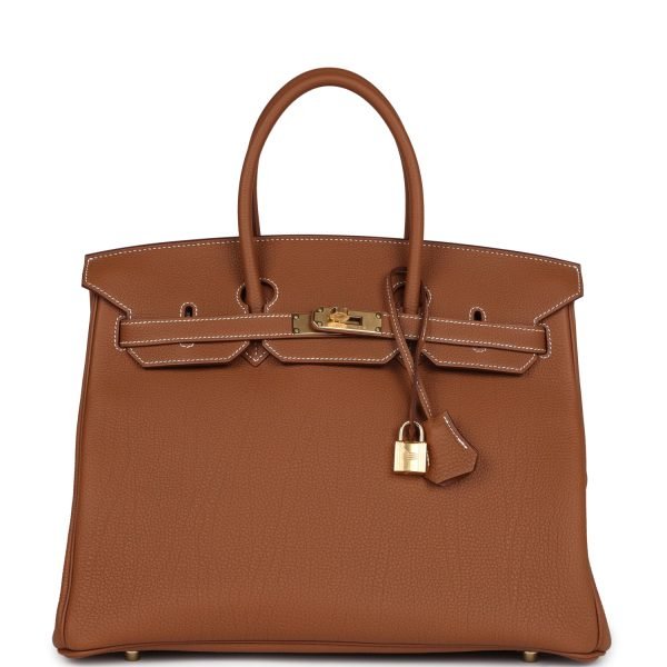 Hermes Special Order (hss) Birkin 35 Gold Togo Gold Hardware 71803 product photo 1