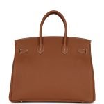 Hermes Special Order (hss) Birkin 35 Gold Togo Gold Hardware 71803 product photo 4