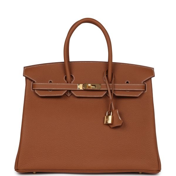 Hermes Birkin 35 Gold Togo Gold Hardware 71804 product photo 1
