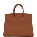 Hermes Birkin 35 Gold Togo Gold Hardware 71804 product photo 4