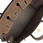 Hermes Special Order (hss) Birkin 25 Etoupe And Etain Togo Brushed Gold Hardware 71959 product photo 7