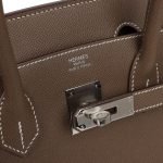 Hermes Birkin Sellier 30 Etoupe Epsom Palladium Hardware 71999 product photo 6