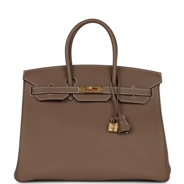 Hermes Birkin 35 Etoupe Togo Gold Hardware 72075 product photo 1