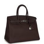 Hermes Birkin 35 Chocolate Togo Palladium Hardware 73173 product photo 2