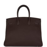 Hermes Birkin 35 Chocolate Togo Palladium Hardware 73173 product photo 4
