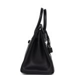Hermes Limited Edition Birkin Rock 25 Black Volupto Palladium Hardware 73175 product photo 3
