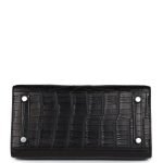 Hermes Birkin Sellier 25 Black Matte Alligator Palladium Hardware 73176 product photo 5