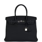Hermes Birkin 30 Black Togo Palladium Hardware 73295 product photo 1