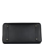 Hermes Birkin 30 Black Tadelakt Gold Hardware 73297 product photo 5