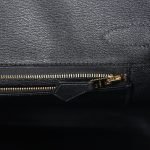 Hermes Birkin 30 Black Shiny Porosus Crocodile Gold Hardware 73374 product photo 8