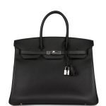 Hermes Birkin 35 Black Epsom Palladium Hardware 73377 product photo 1