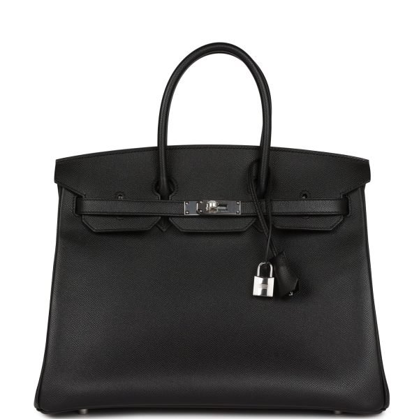 Hermes Birkin 35 Black Epsom Palladium Hardware 73377 product photo 1