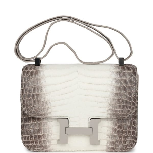 Hermes Constance 1-24 Himalaya Matte Niloticus Crocodile Palladium Hardware 73655 product photo 1