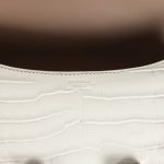 Hermes Constance 1-24 Himalaya Matte Niloticus Crocodile Palladium Hardware 73655 product photo 7