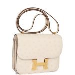 Hermes Constance 18 Nata Ostrich Gold Hardware 73694 product photo 2