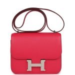 Hermes Constance 18 Rose Extreme Epsom Palladium Hardware 73704 product photo 1