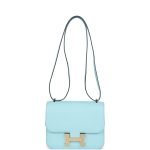 Hermes Constance 18 Bleu Zephyr Chevre Permabrass Hardware 73710 product photo 6