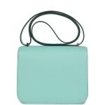 Hermes Constance 18 Aqua Chevre Palladium Hardware 73711 product photo 4