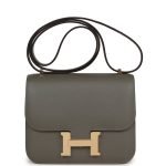 Hermes Constance 18 Gris Meyer Verso Evercolor Permabrass Hardware 73838 product photo 1