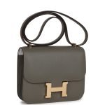 Hermes Constance 18 Gris Meyer Verso Evercolor Permabrass Hardware 73838 product photo 2