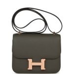 Hermes Constance 18 Vert De Gris Epsom Rose Gold Hardware 73841 product photo 1