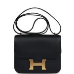 Hermes Constance 18 Black Epsom Gold Hardware 73890 product photo 1