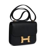 Hermes Constance 18 Black Epsom Gold Hardware 73890 product photo 2