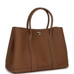 Hermes Garden Party 30 Alezan Negonda Palladium Hardware 74092 product photo 2