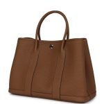 Hermes Garden Party 30 Alezan Negonda Palladium Hardware 74092 product photo 4