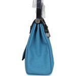 Hermes Herbag Zip PM 31 Blue Jean Toile H And Black Vache Hunter Palladium Hardware 74132 product photo 3
