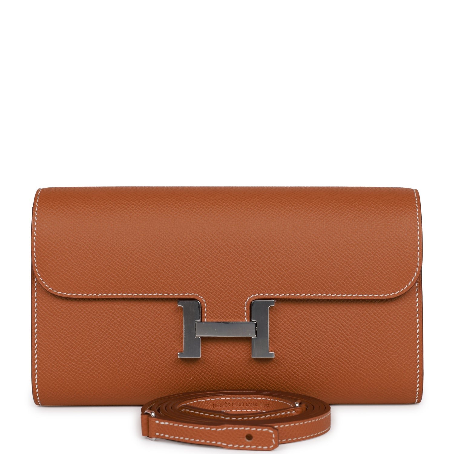 Hermes Constance Wallet To Go Gold Epsom Palladium Hardware 74175 product photo 1