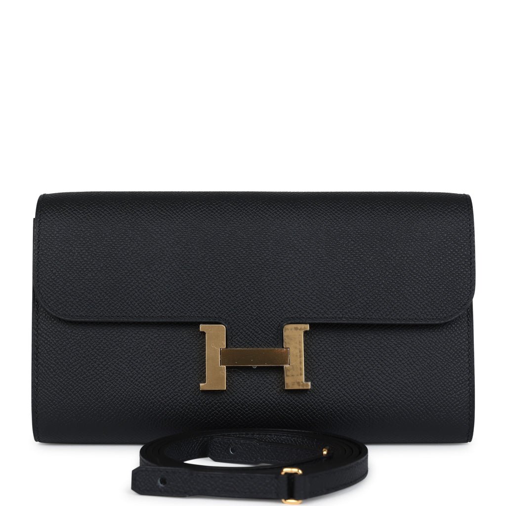 Hermes Constance Wallet To Go Black Epsom Gold Hardware 74212 product photo 1