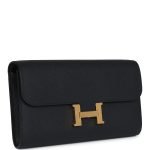 Hermes Constance Wallet To Go Black Epsom Gold Hardware 74212 product photo 2